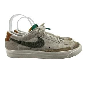 Nike Mens 7 Blazer Low 77 Low Premium Shoe Coconut Milk Suede Sneaker DM7582-100